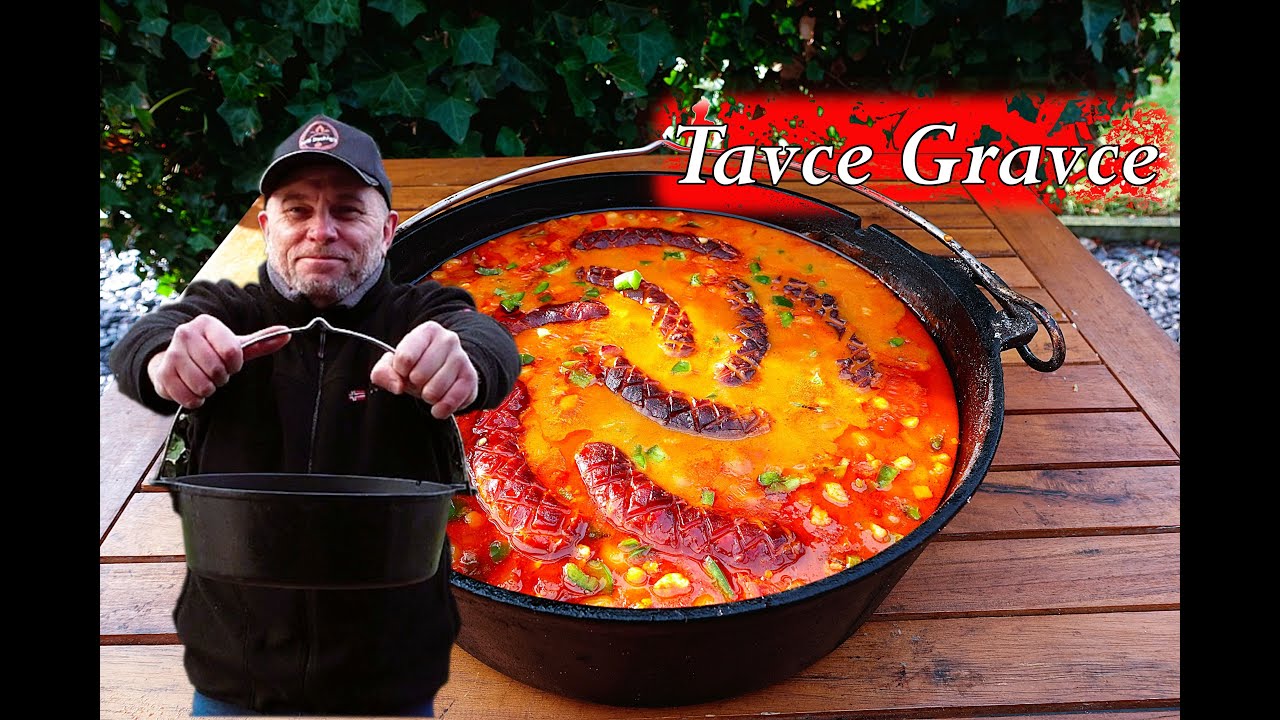 Tavce Gravce - Balkan Bohnen Eintopf . Rezept nach Mazedonien Art. Dutch Oven, Kazan .One Pot