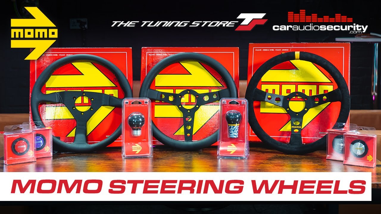 Ассортимент рулевых колес MOMO | Автозвук и безопасность x The Tuning Store