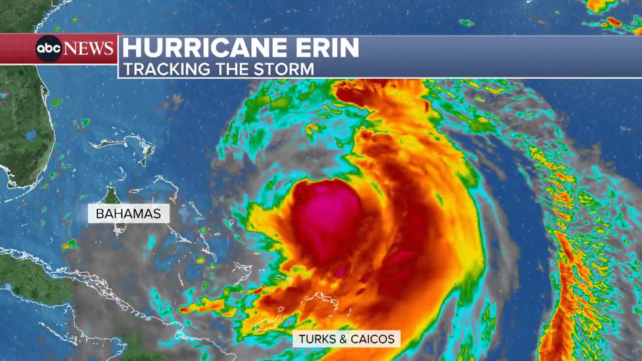 Evacuations ordered as Hurricane Erin moves along East Coast