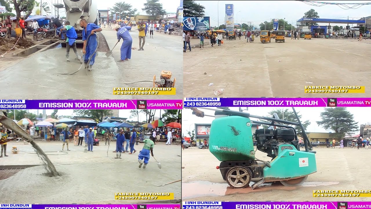 100%TRAVAUX PARCK VIRUNGA LEMBA RIGHINI VERS ROND POINT NGABA