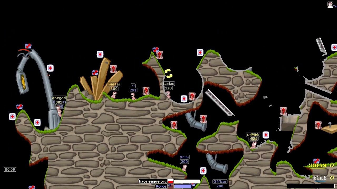 Worms Armageddon - Kaos League S14 - Dream vs eule (Match 128)
