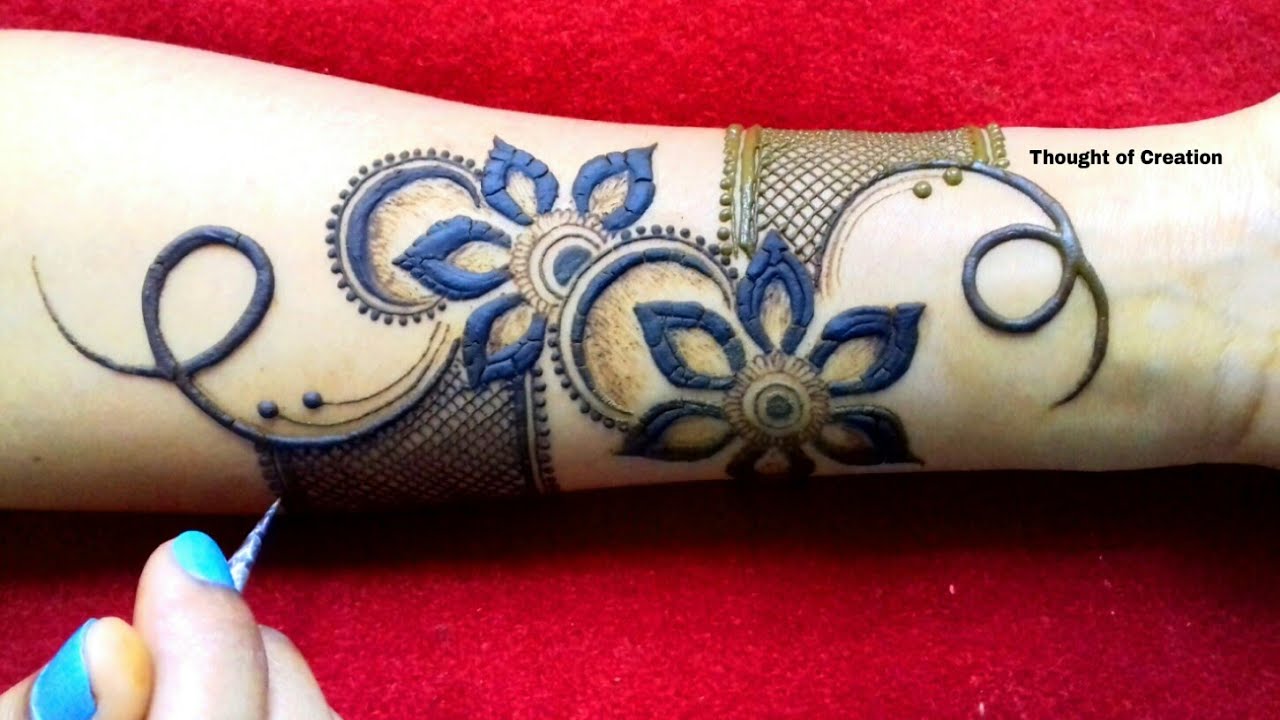 Stylish Flower Mehndi Design for Hands |Thought of Creation