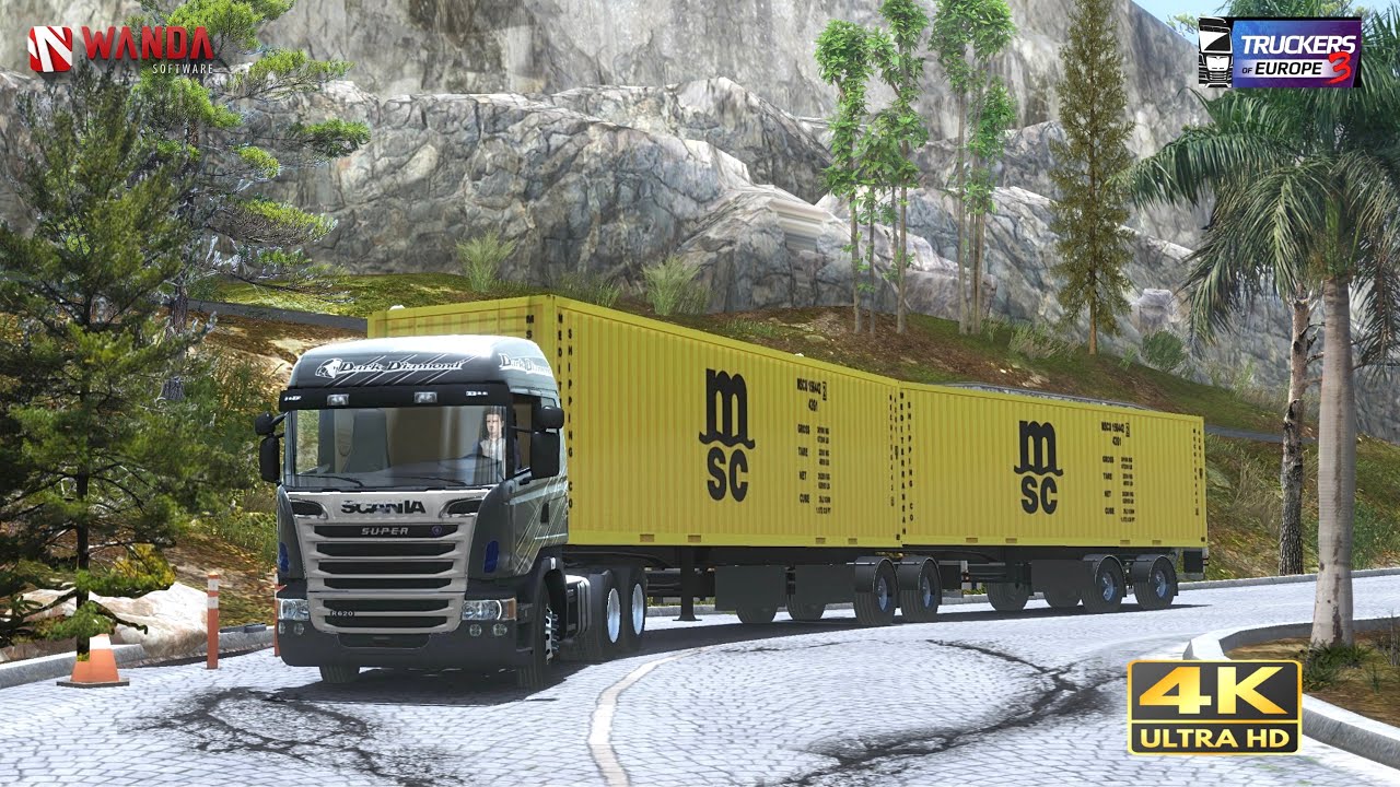 Truckers of Europe 3| DANGEROUS ROADS OF ALEPNO | realistic HD gameplay