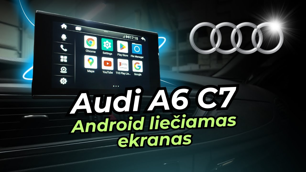 Audi su DIDESNIU liečiamu ekranu! | Audi A6 C7 2016