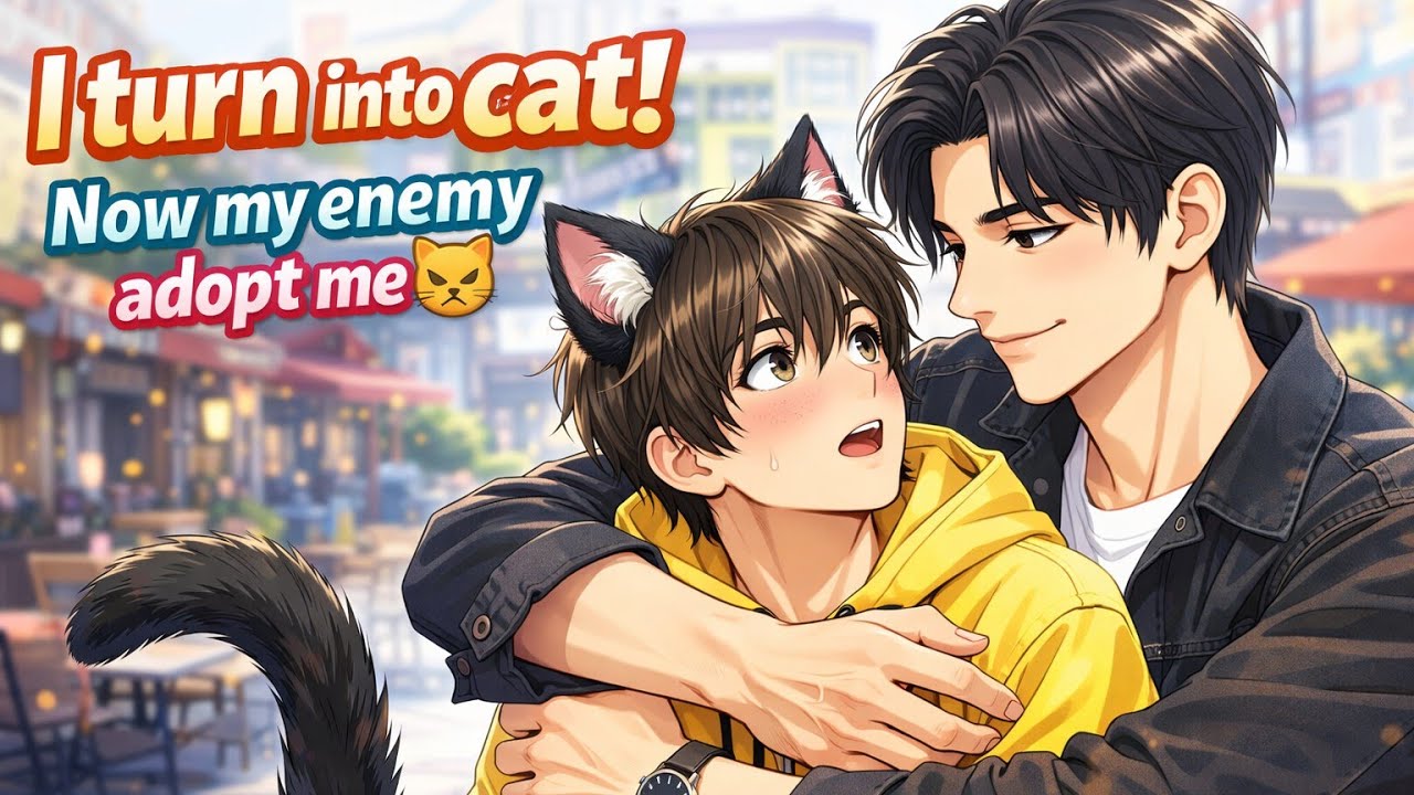 I Turn Into a Cat! 🐈✨ (Enemies to Lovers BL Story) #blstory #manhwa #omegaverse 