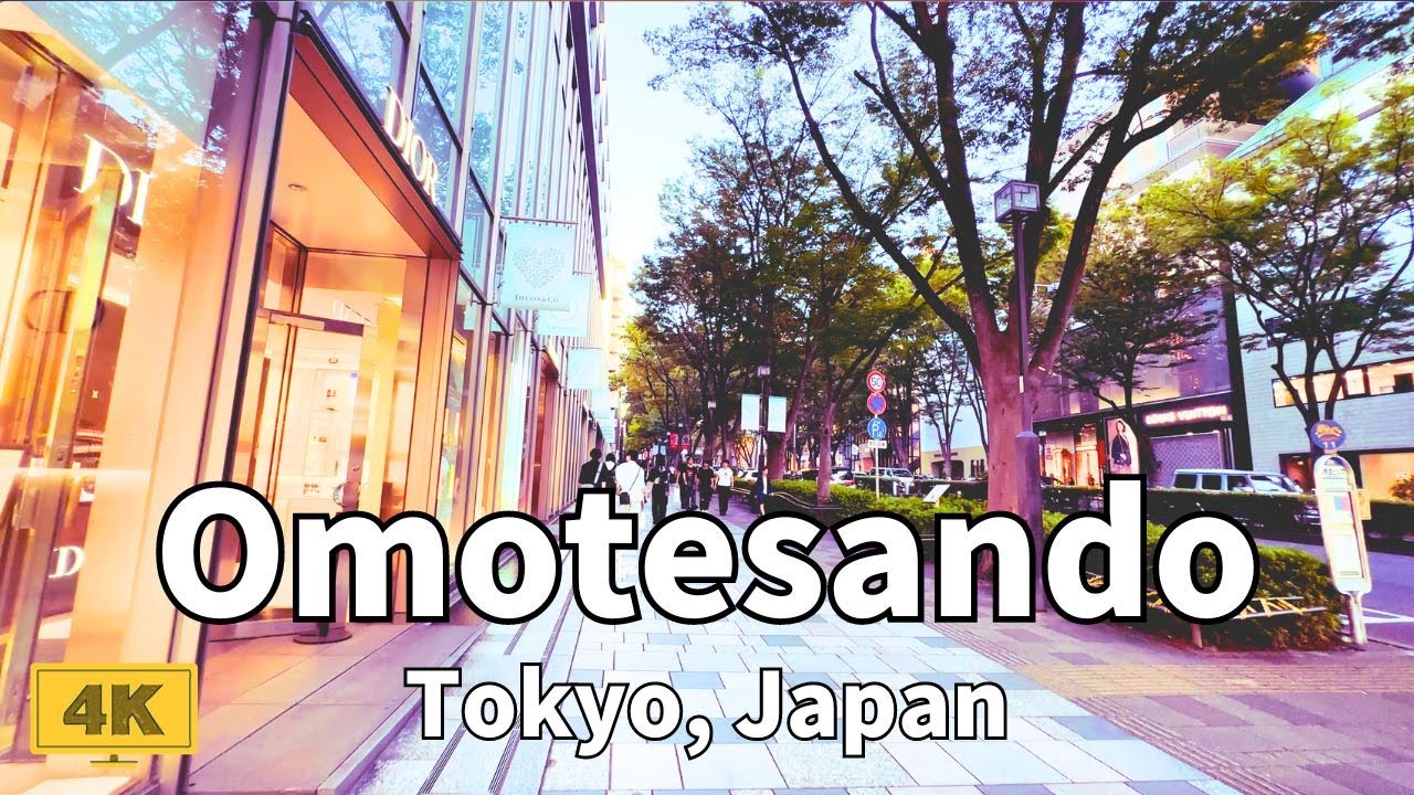 [4K] Omotesando, Tokyo's Fashion and Architecture Hotspot | JAPAN Walking Tour