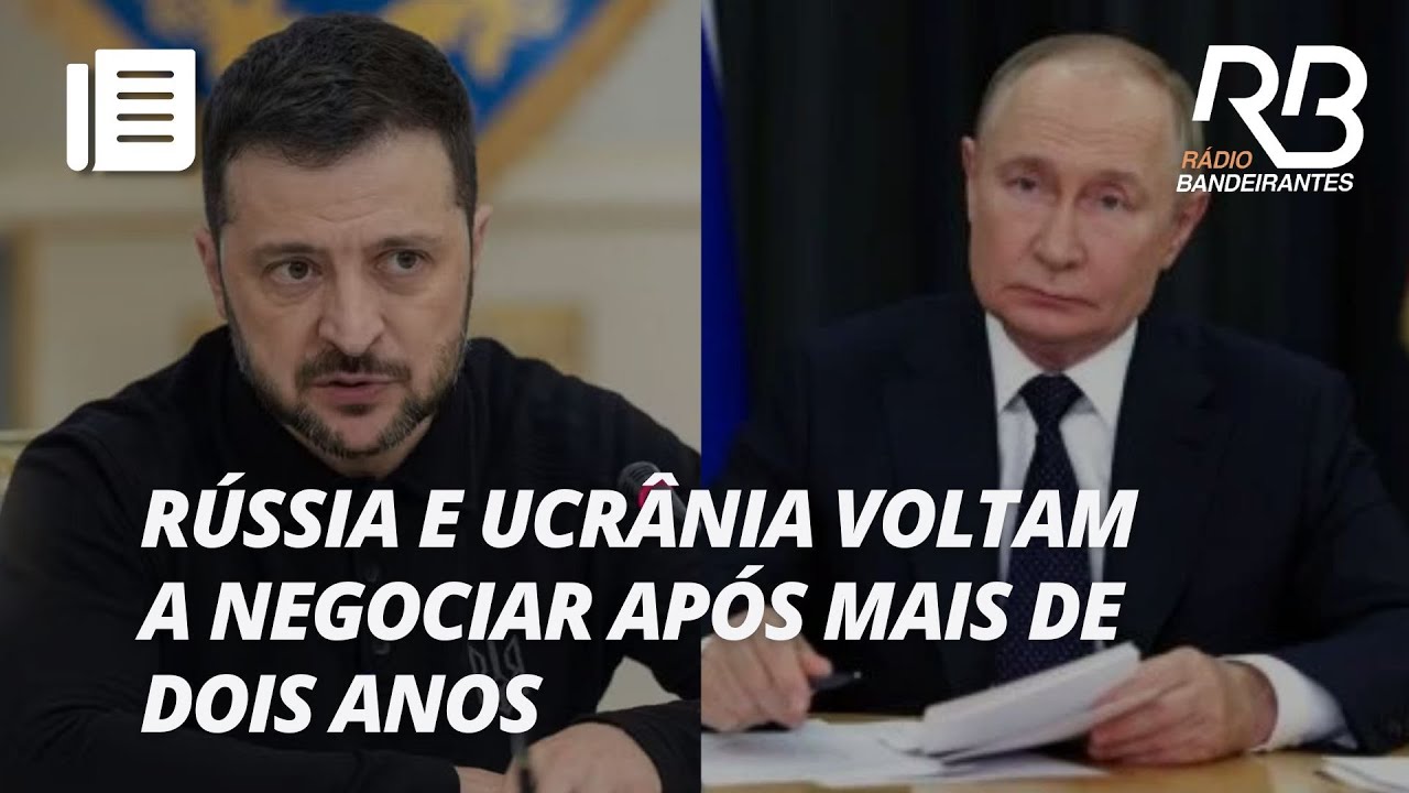 Rússia e Ucrânia retomam negociações diretas em meio a cautela internacional
