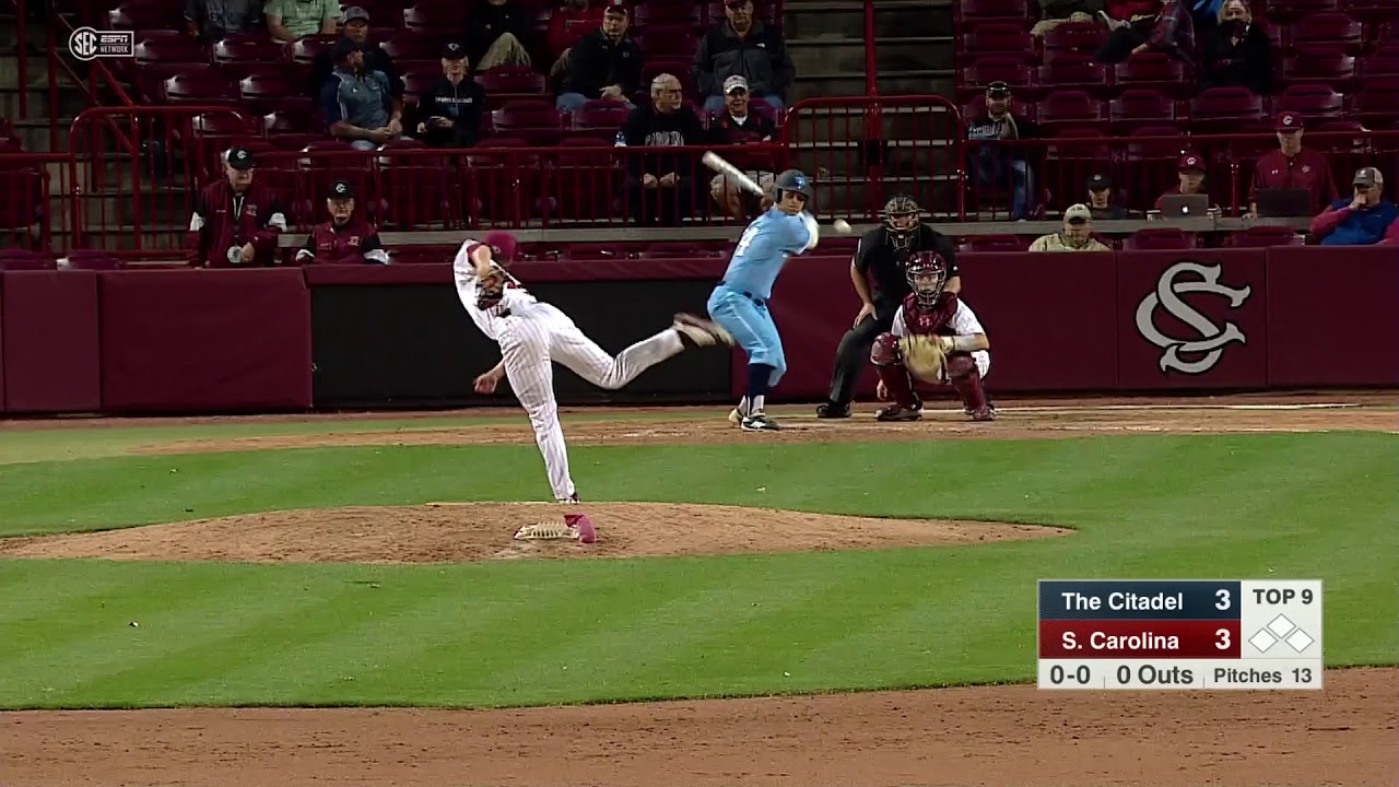 The Citadel Baseball vs South Carolina Highlights 3/20/18