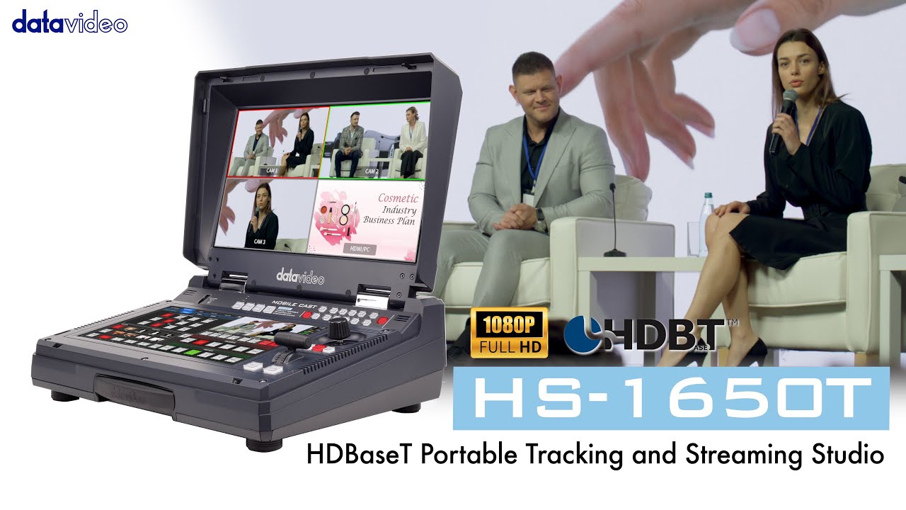 【Official】Datavideo HS-1650T | Redefining Simplicity in Live Production with Touch Panel & HDBaseT