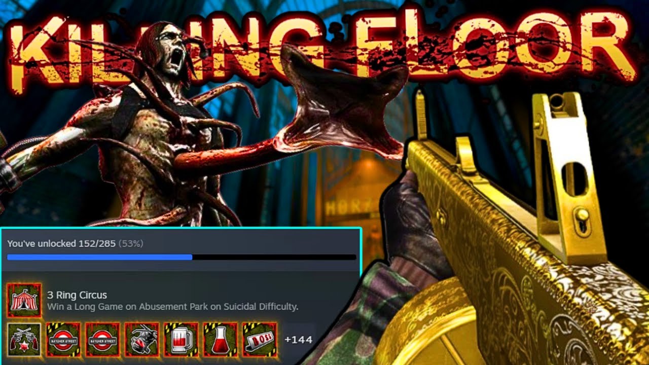 Охота за достижениями в Killing Floor 1 была сущим адом!! (Игра слов)