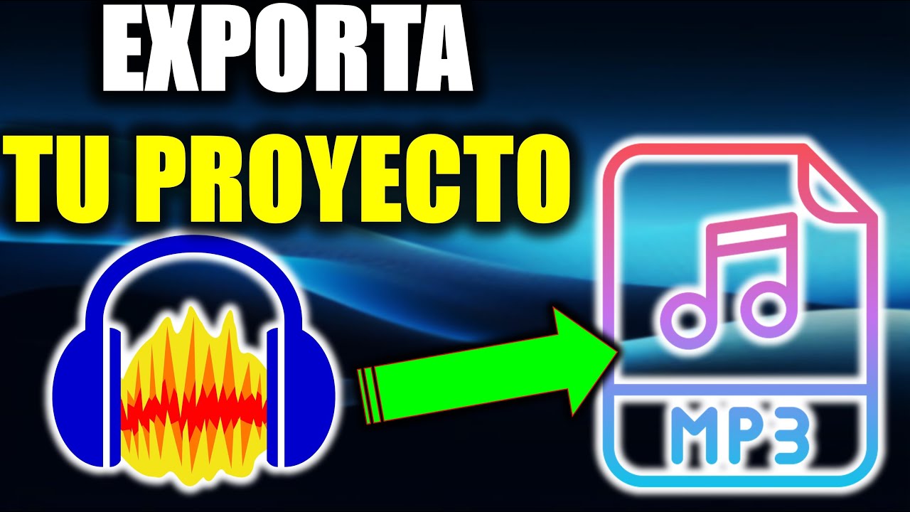 🚀 Como exportar de audacity a mp3 ✅