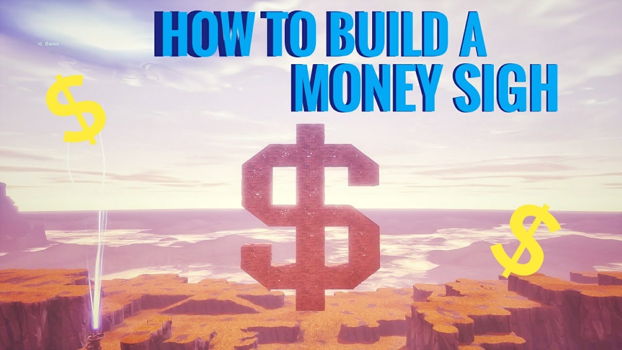 Fortnite STW How To Build A Doller Sign