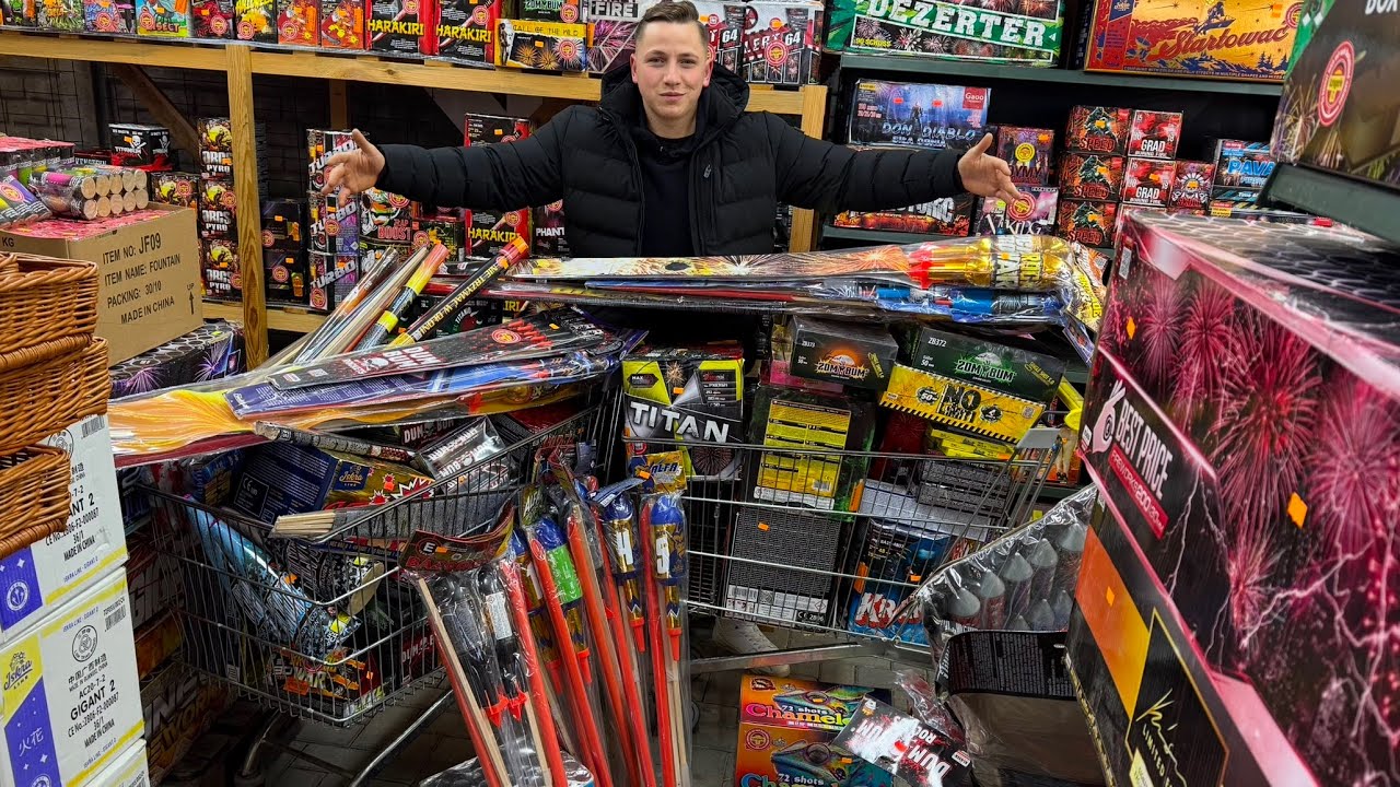 3000€ XXL SILVESTER FEUERWERKS EINKAUF in POLEN!