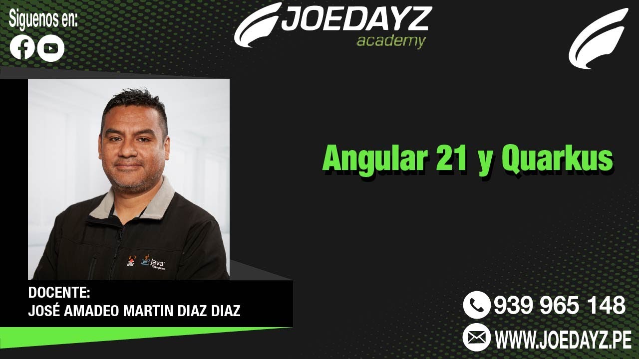 Angular 21 y Quarkus