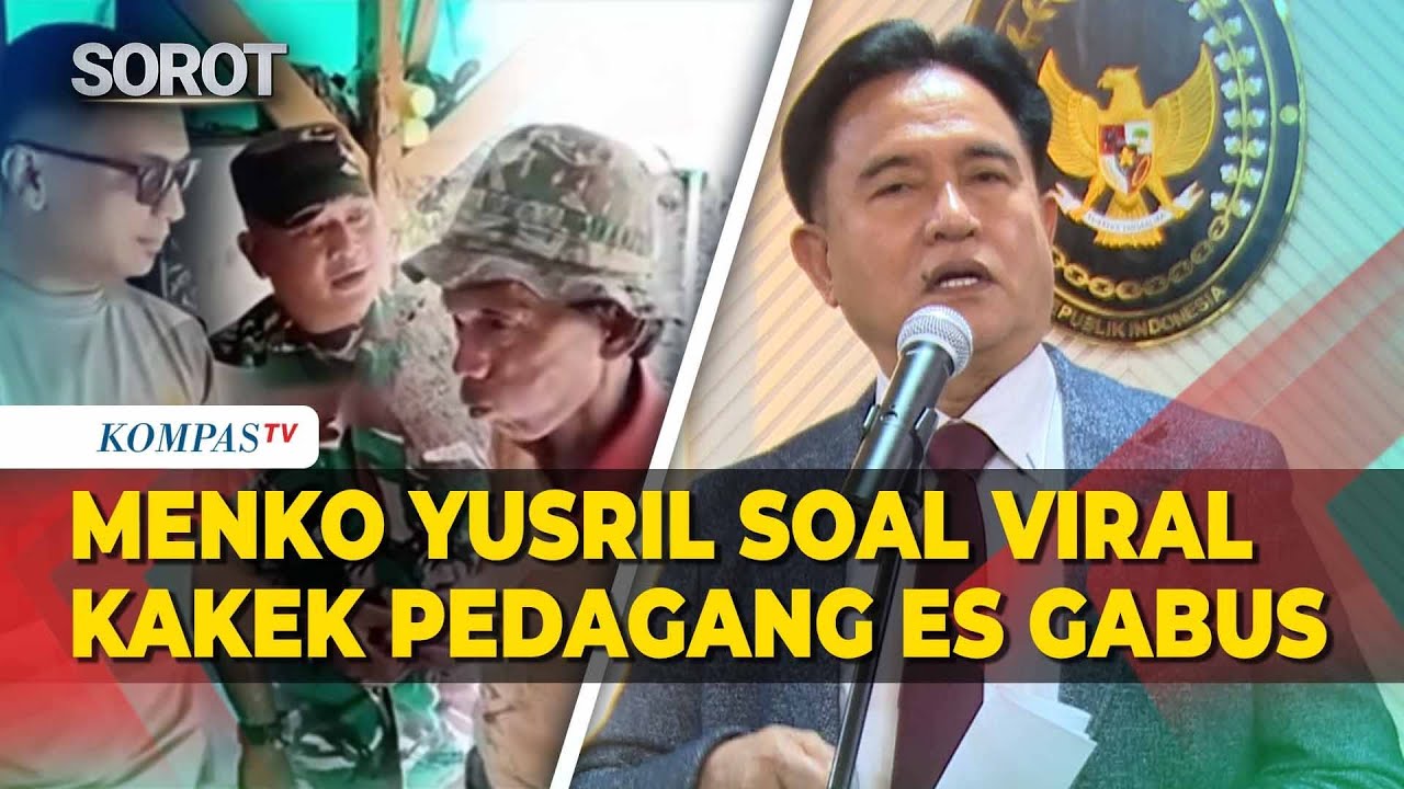 Menko Yusril Respons Kasus TNI-Polri Tuduh Kakek Pedagang Es Gabus hingga Dugaan Aniaya