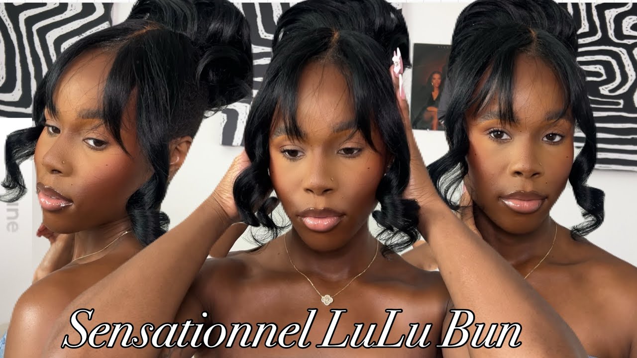 90’s SYNTHETIC UPDO?? | Sensationnel LuLu Bun Updo “Unit 2” | Taylor Loraine