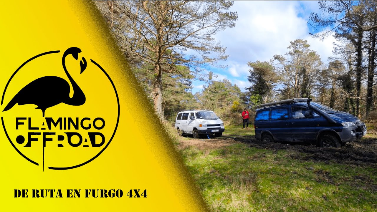 RUTA EN FURGO 4x4 👌🏽 - VW T4 Syncro & Hyundai H1 Starex 4x4 ⛰️ Asturias #flamingooffroad