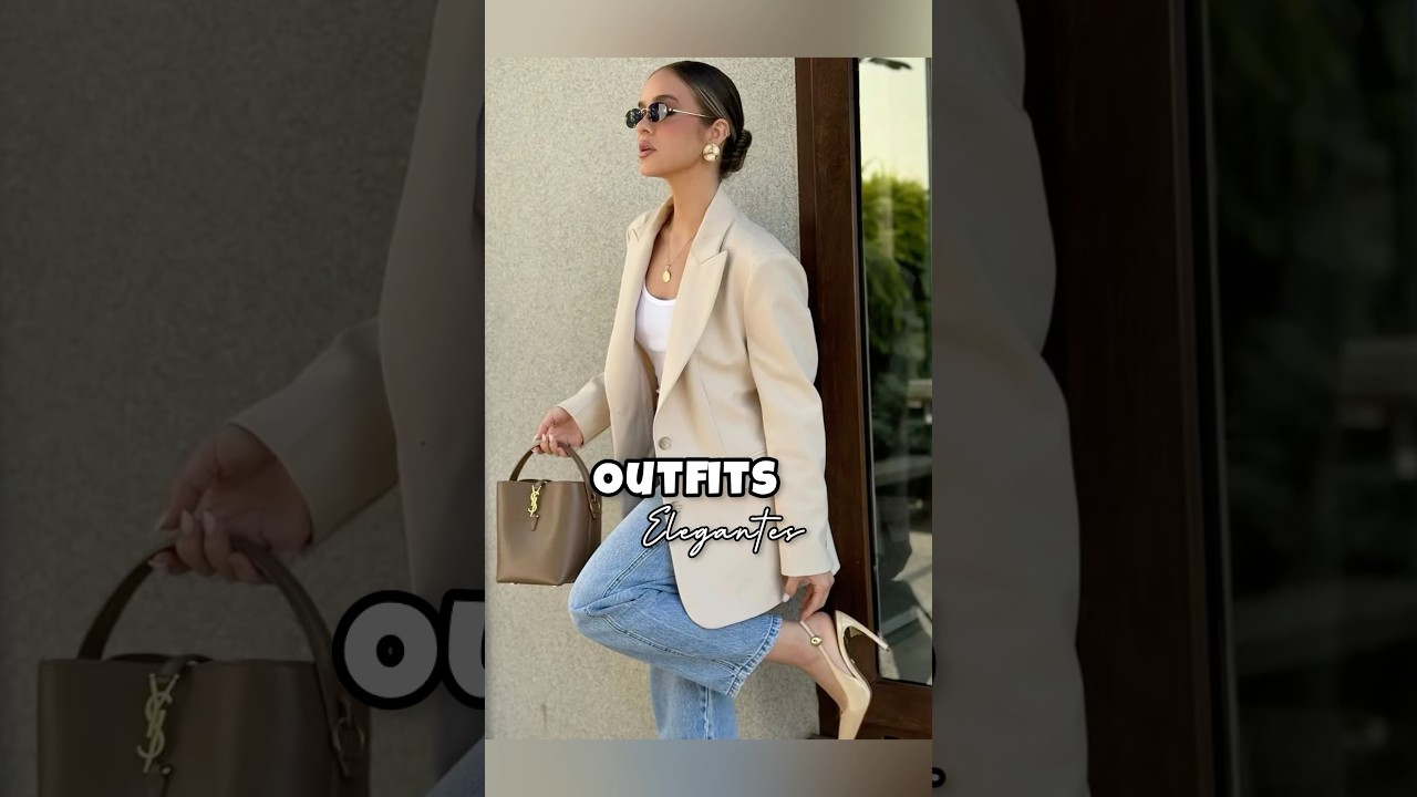 MUJER ELEGANTE IDEAS DE OUTFITS FORMALES ELEGANTES MODA MUJER 2025 