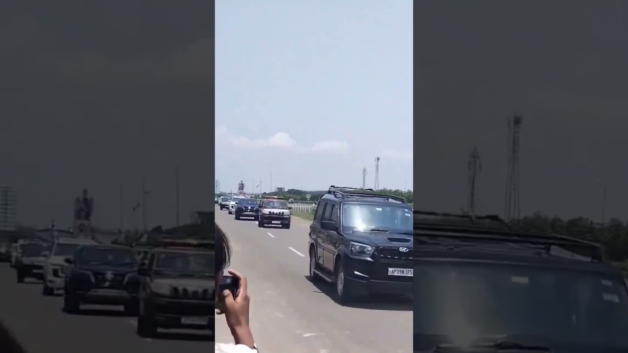 AP Deputy CM Pawan Kalyan convoy | Pspk jai Janasena #pspk #apdeputycm #deputycmpawankalyan #viral