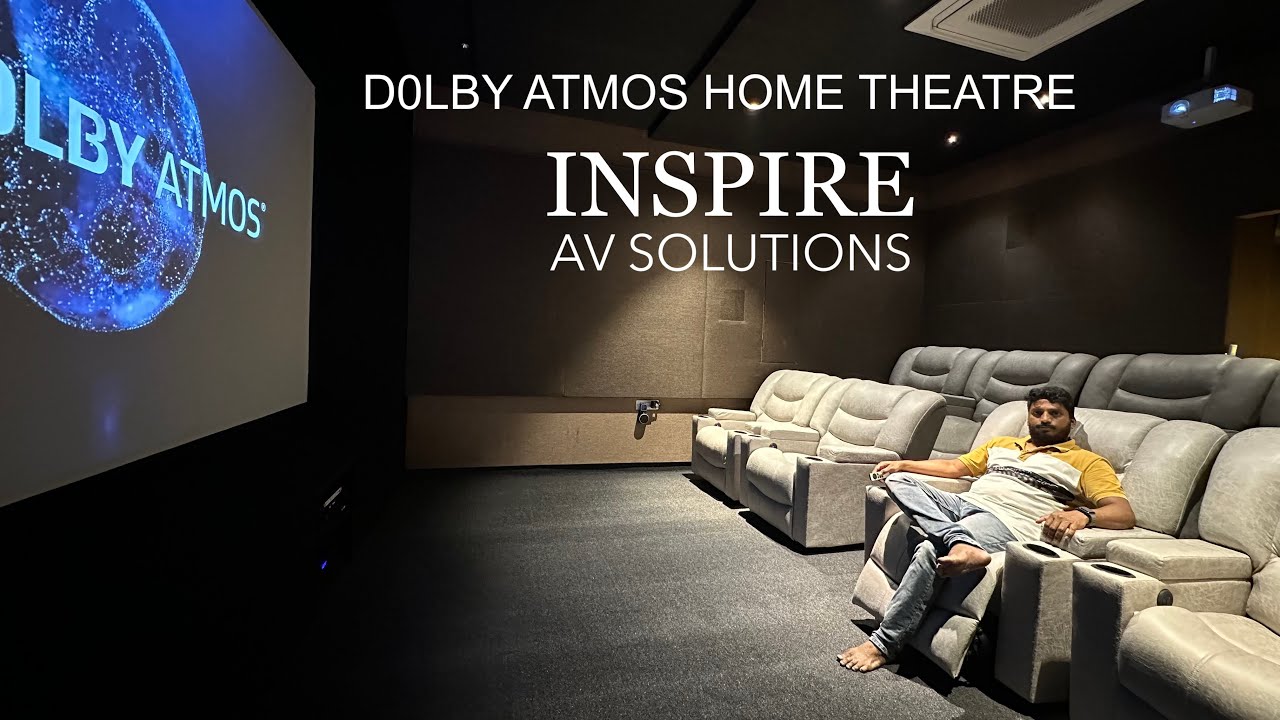 Dolby atmos home theatre at Hyderabad.