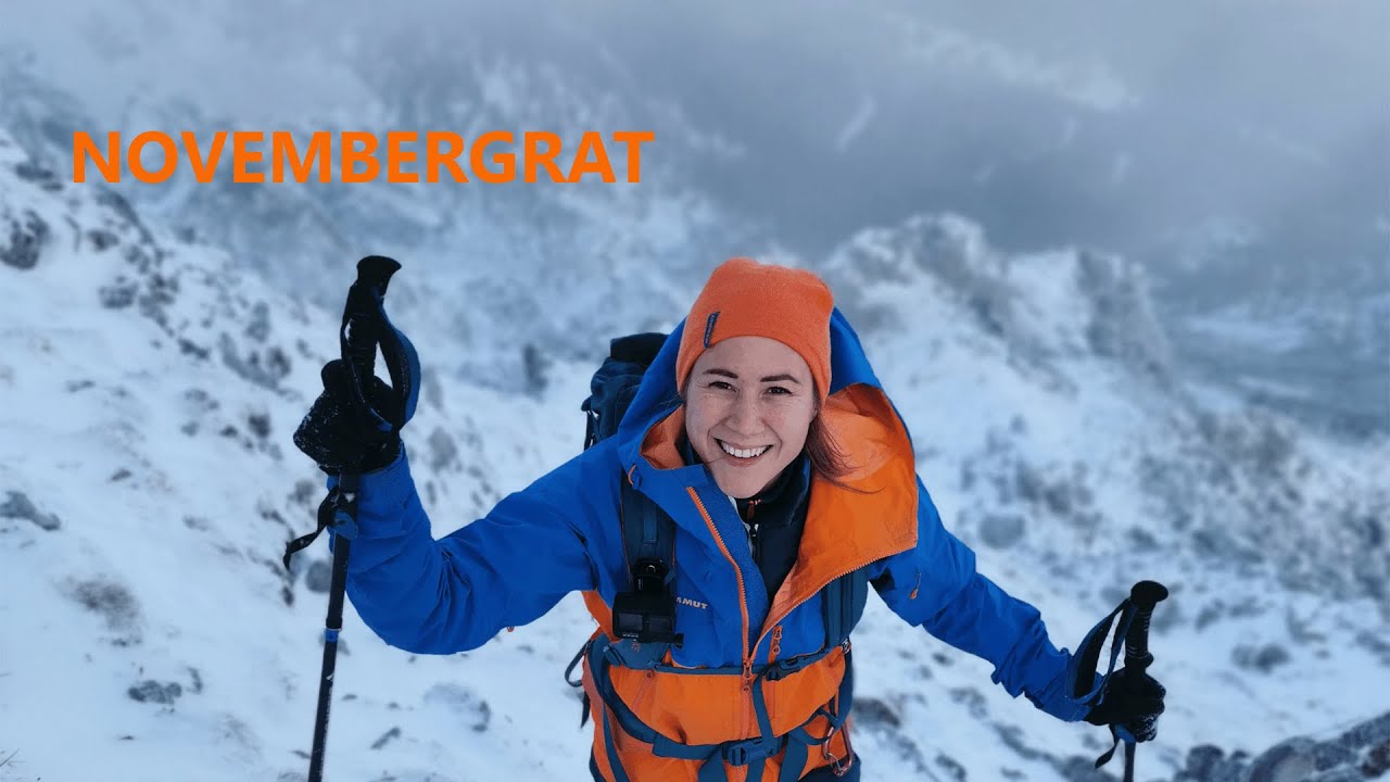 Schneeberg über Novembergrat mit Schnee