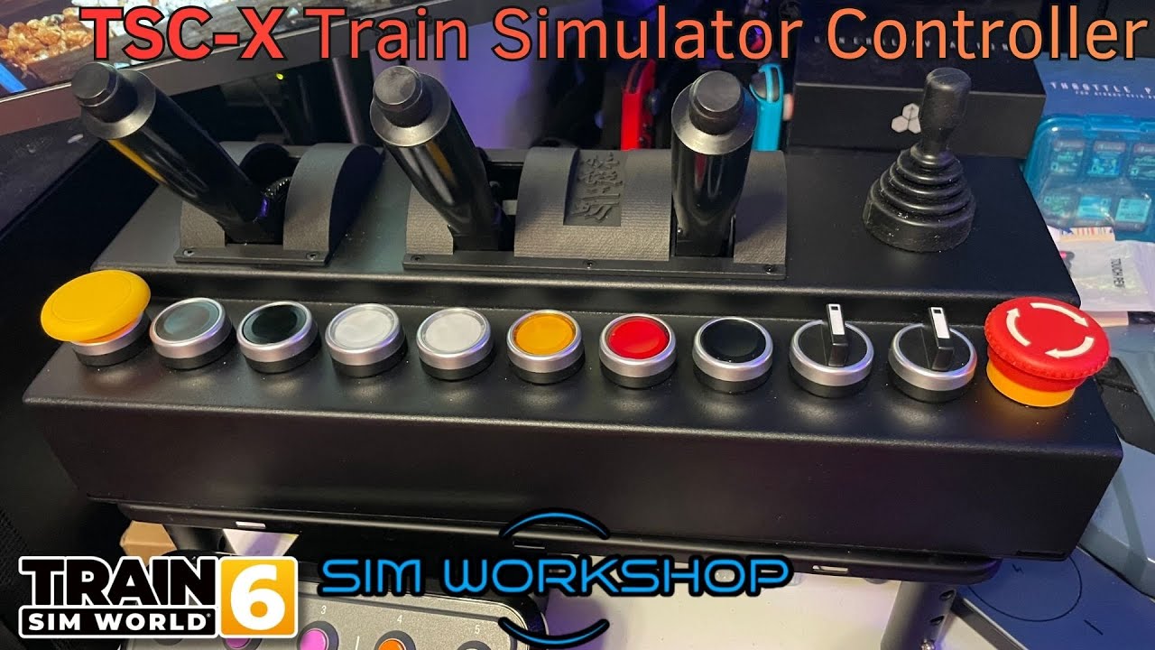 Sim Workshop TSC-X Train Simulator Controller Unboxing, First Impressions, and TSW6 Gameplay #ad
