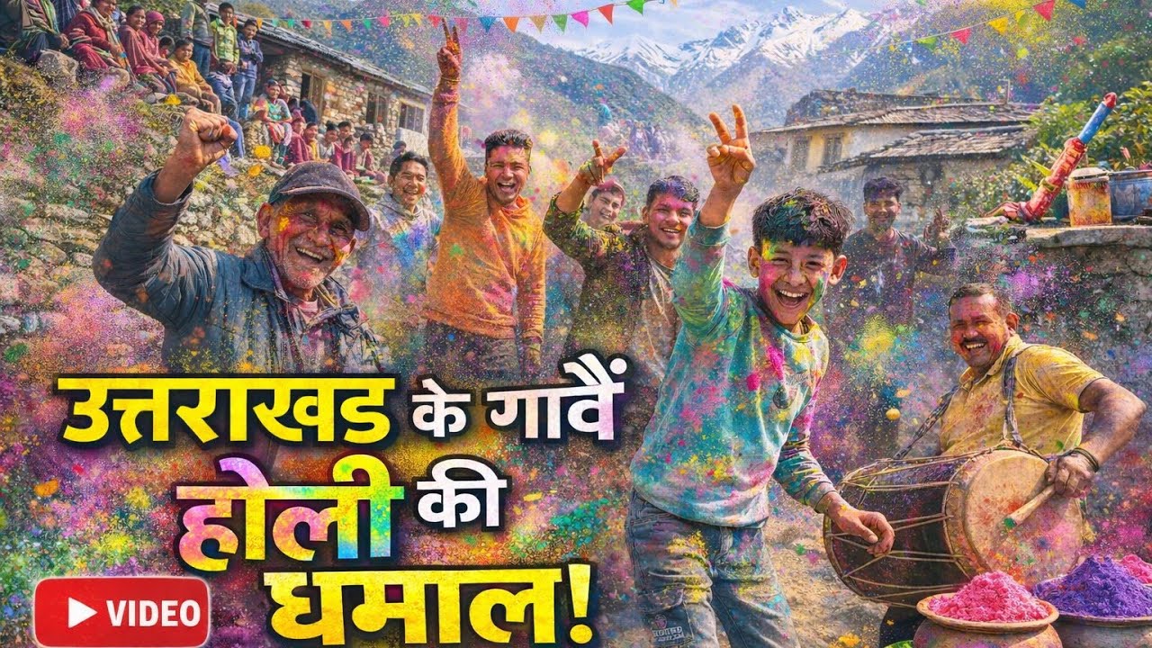 🌸पहाड़ी होली का पहला दिन | खड़ी होली | Kamal Pahadi Vlogs 🌸|