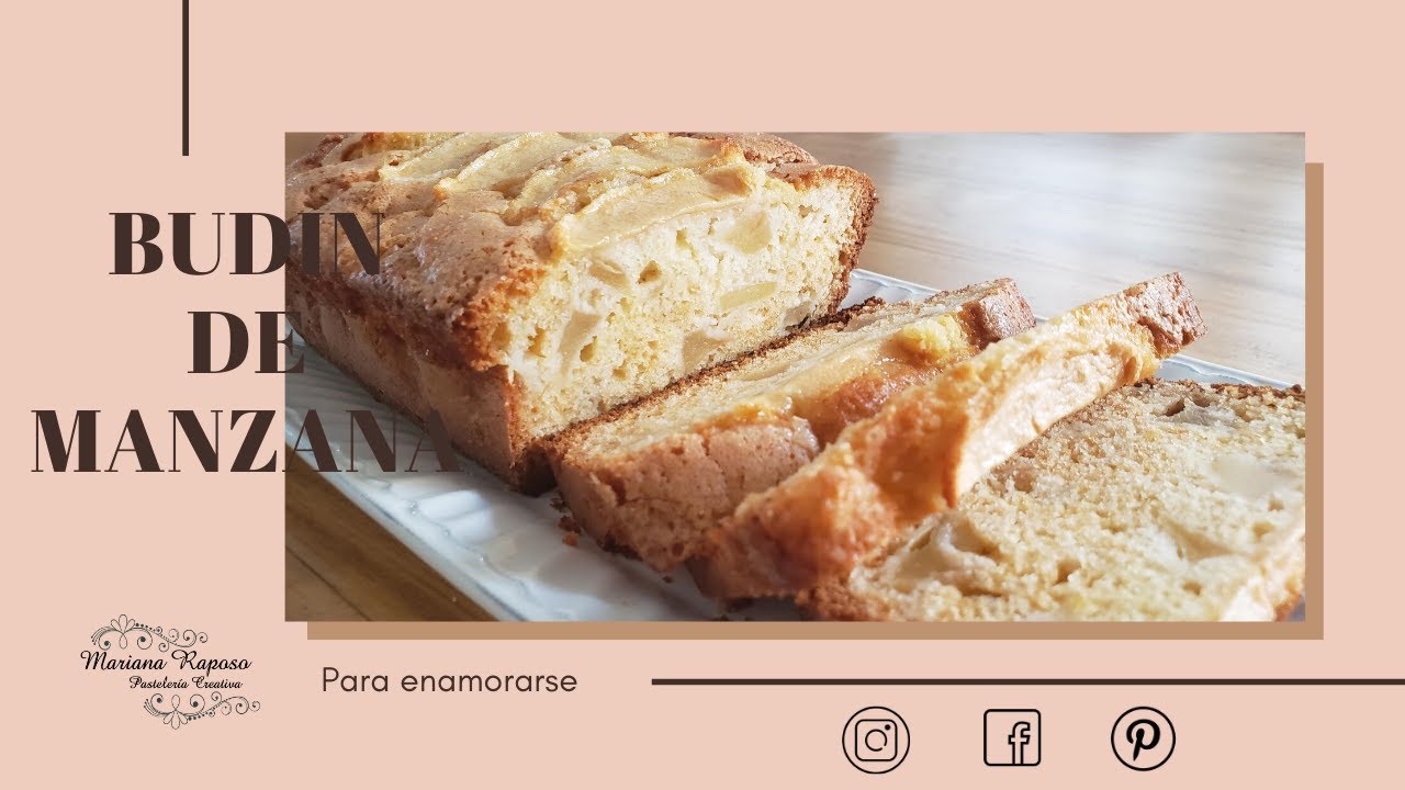Budín de Manzana | Esponjoso | Mariana Raposo | Pastelería creativa | Make a Wish
