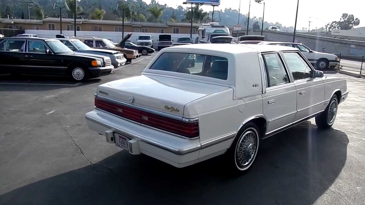 1 Owner Chrysler New Yorker Export No VAT Tax Netherlands 86 Build 95k Mi