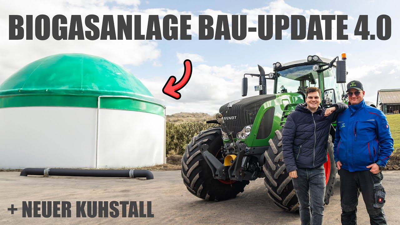 Biogas Bau-Update 4.0 🏗️ | Neuer Kuhstall & Einsatz von Eminex