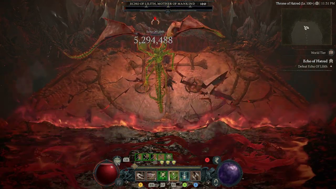 Diablo 4 Rogue Uber Lilith Kill Poison Quick Stagger no Mechanics