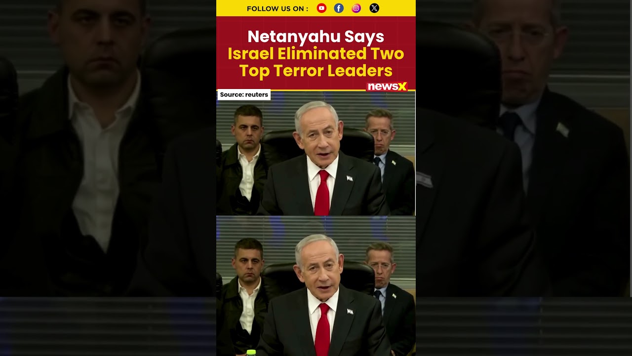 Netanyahu Claims Israel Killed Two &lsquo;Terror Chieftains&rsquo; In 24 Hours | #netanyahu #israel #shorts