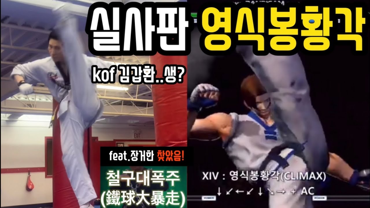 실사판 초필살기 영식봉황각 태권도 사범님의 김갑환..생? (Feat.장거한 철구대폭주)
