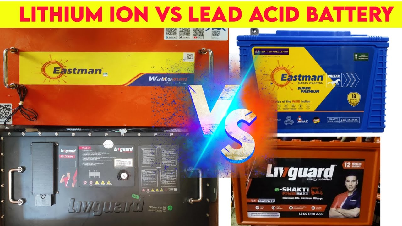 Lithium-ion vs Lead Acid Battery | E RICKSHAW TECH