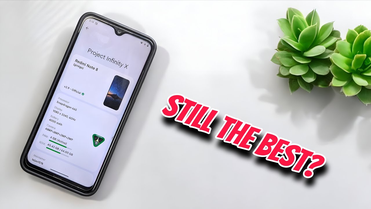 Project Infinity X 2.9 ROM Review | Redmi Note 8 Android 15 Experience | RandomRepairs