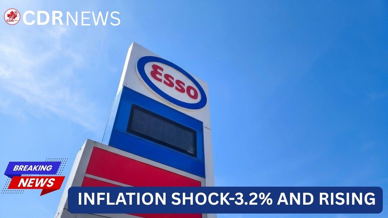 Canada's Inflation Jumps to 3.2% as Gas Prices Surge