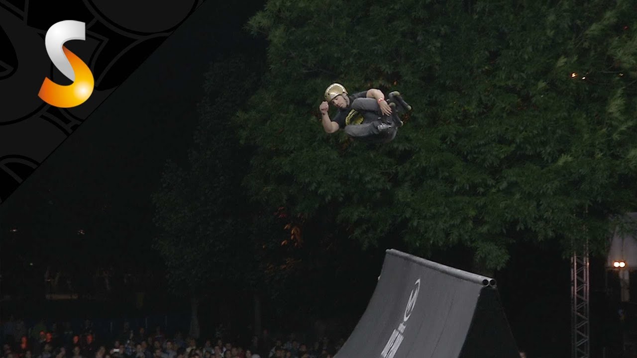 Romain GODENAIRE - 2nd Final Roller Spine -FISE World Andorra 2014 APR