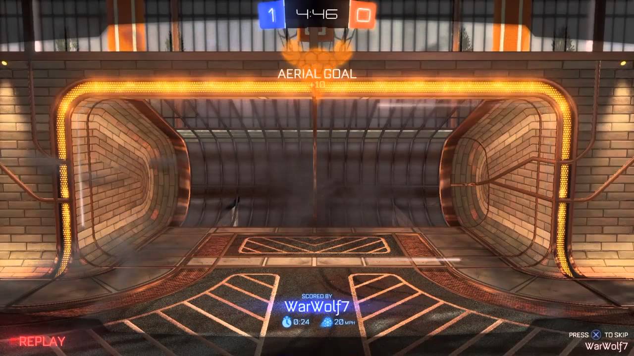 Rocket League - Easy aerial goal for Sky High trophy and cheese method