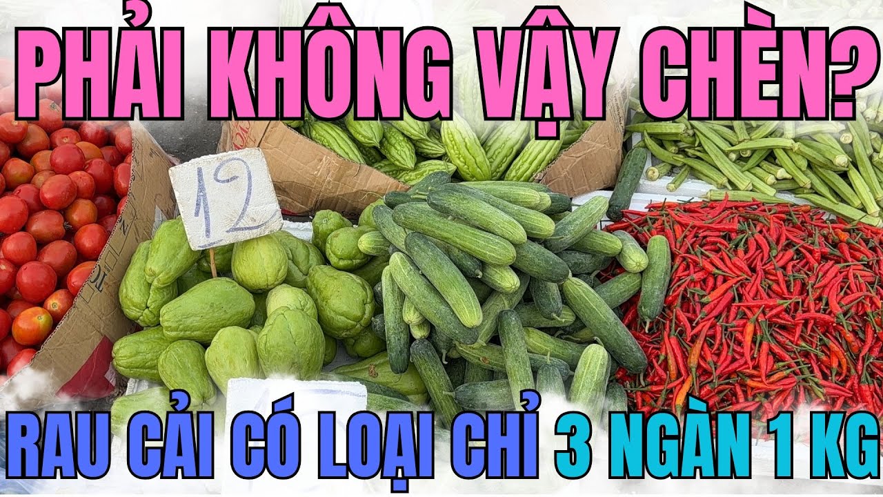 Rau cải chợ Bình Điền giáp tết Bính Ngọ 2026
