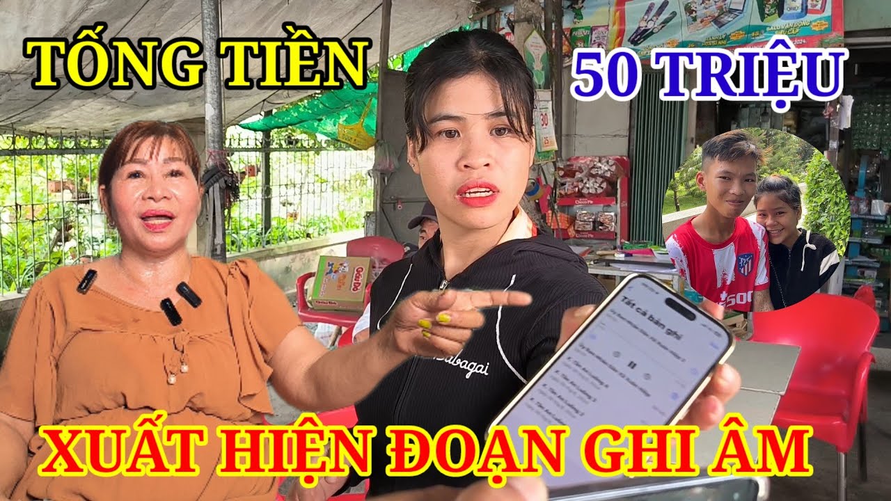 Bất ngờ Xuất hiện đoạn ghi âm tống tiền 50 Triệu vả chiếc xe Của Chị Loan  đến Gđ Cường