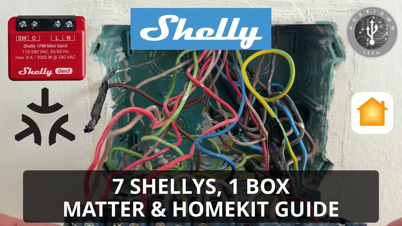 7 Shellys, 1 Box: Step-by-Step High-Density Matter & HomeKit Guide