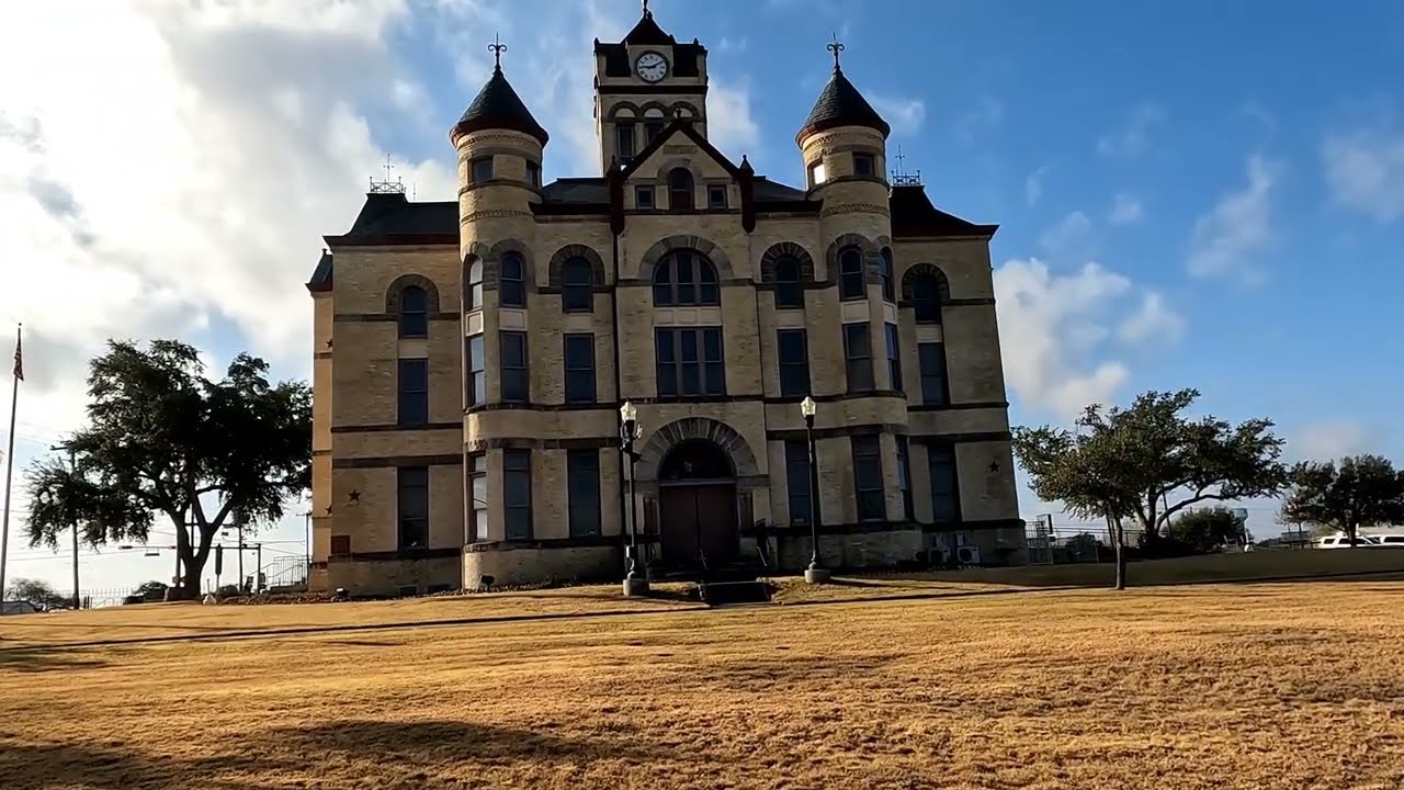 Welcome to the Karnes County Courthouse — A Romanesque Revival Treasure. Historic Texas Tour.