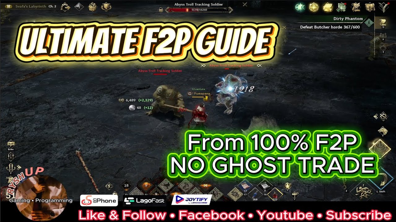 Legend of Ymir:  Ultimate F2P Guide from 100% F2P No Ghost Trade Player