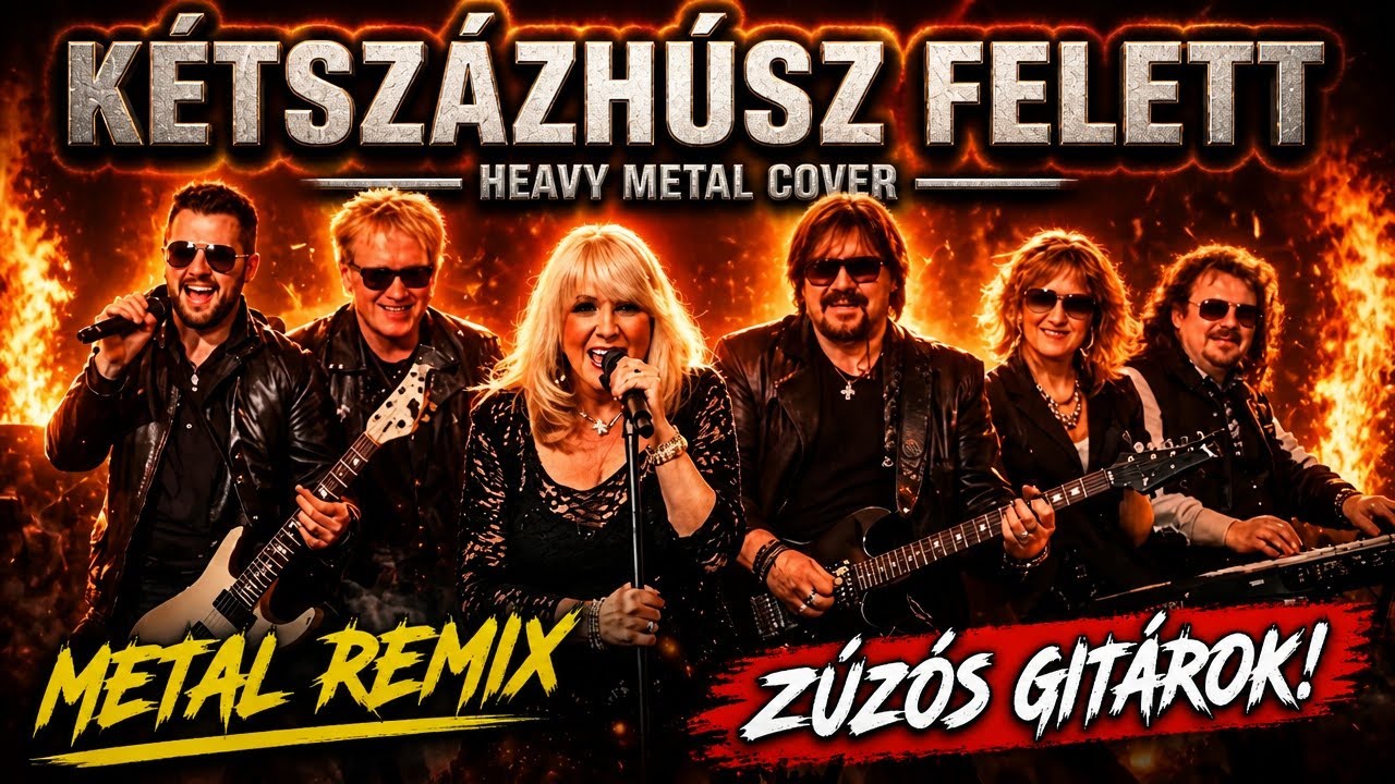 Neoton Família - Kétszázhúsz felett (Heavy Metal Cover) - The Masonry Code #music #ai #cover