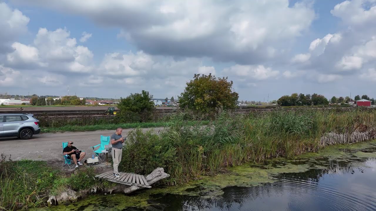 Fishing Canal at Bradford Ontario