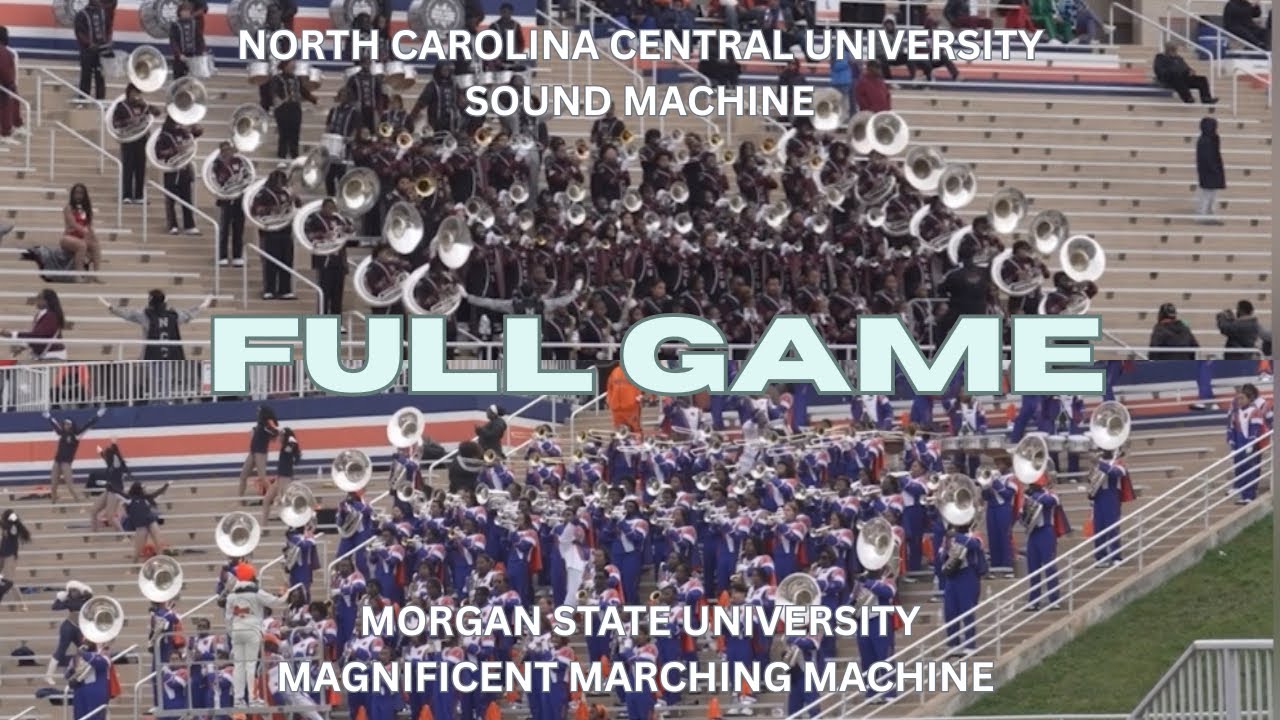 NCCU vs MSU 2025 In-Game | Sound Machine Vs M3 | Full Game
