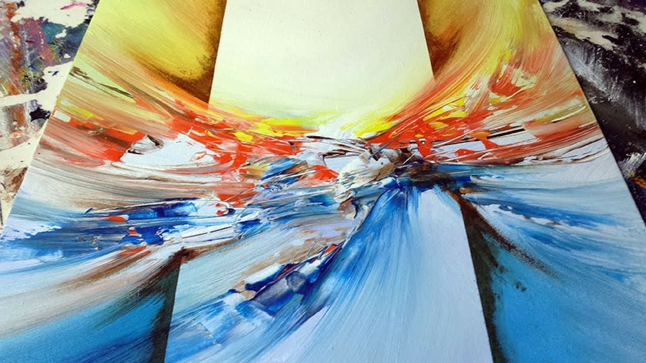 Abstract Painting / DEMO 49 / Abstract Art / Blending Acrylics / Painting Techniques