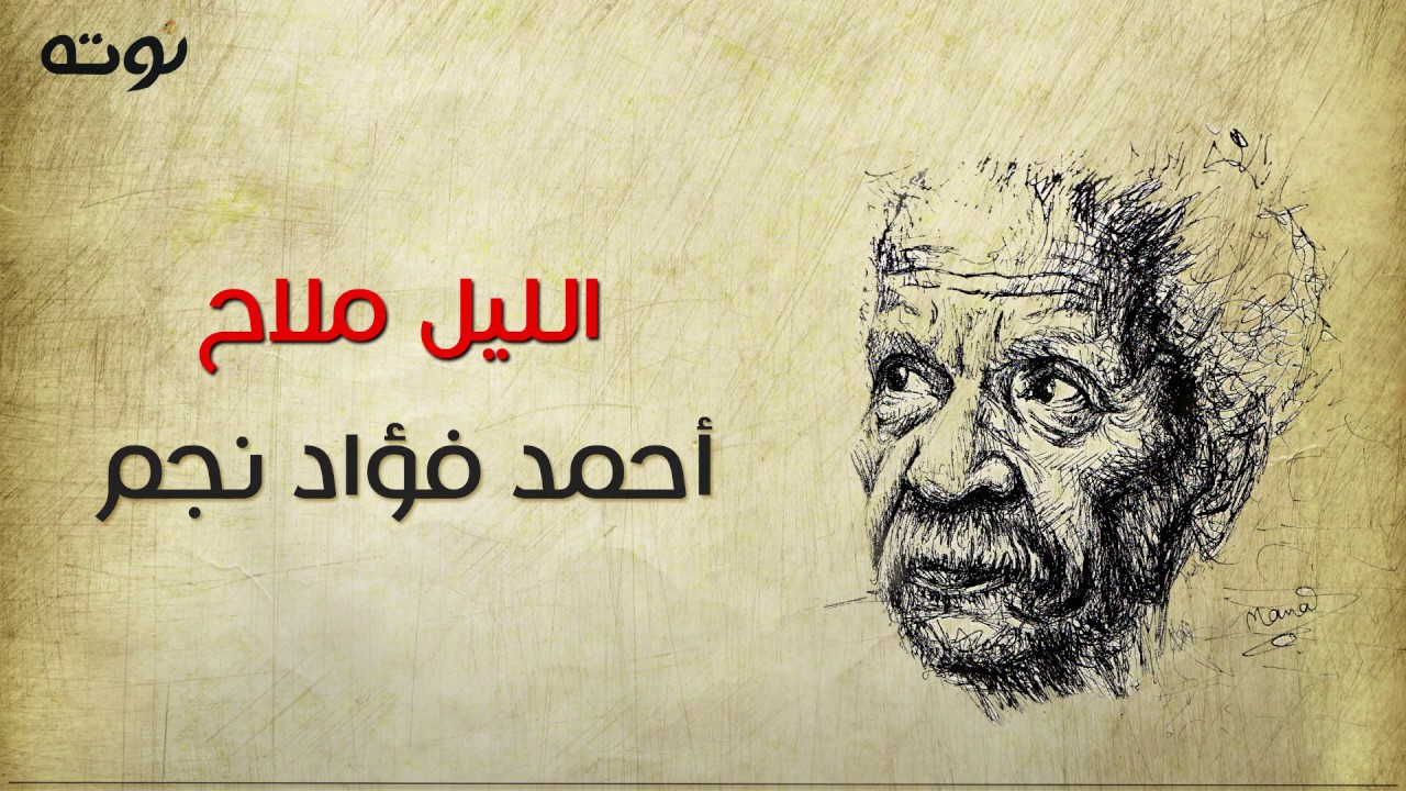 إهداء لمتذوقي الشعر .. الليل ملاح ( مع الكلمات ) - أحمد فؤاد نجم