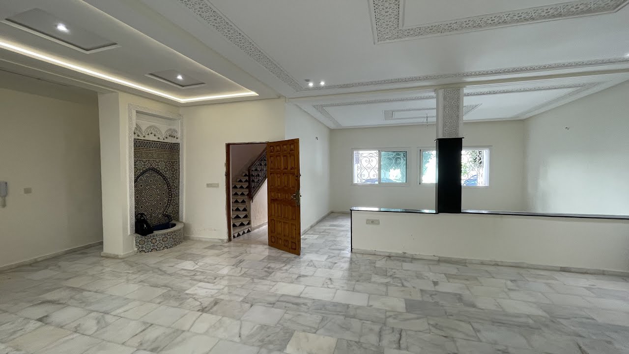 لعشاق المساحات الكبيرة بحي السعادة شقة رائعة بالطابق الأرضي Appartement fes hay saada