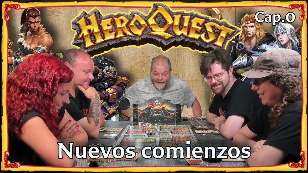 Nuevos comienzos 0x1 Partida HEROQUEST - #heroquest #partida